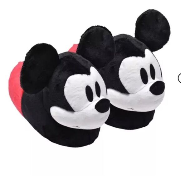 Disney Men's 10-13 Mickey Mouse Slippers - New - Picture 3 of 10